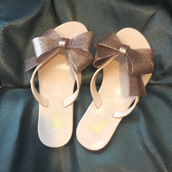 Mini Melissa little girls flip flops - Picture 1 of 4